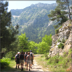 Walking and Hiking on Thassos Island, Greece