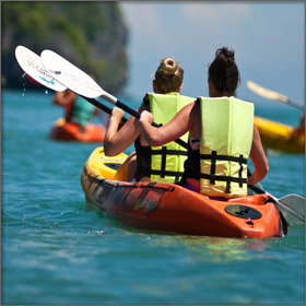 Water Sports on Thassos Island, Greece